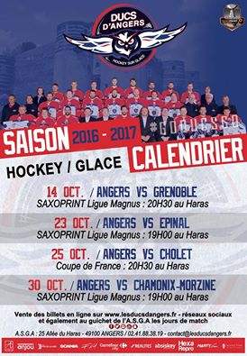 Calendrier Octobre 2016