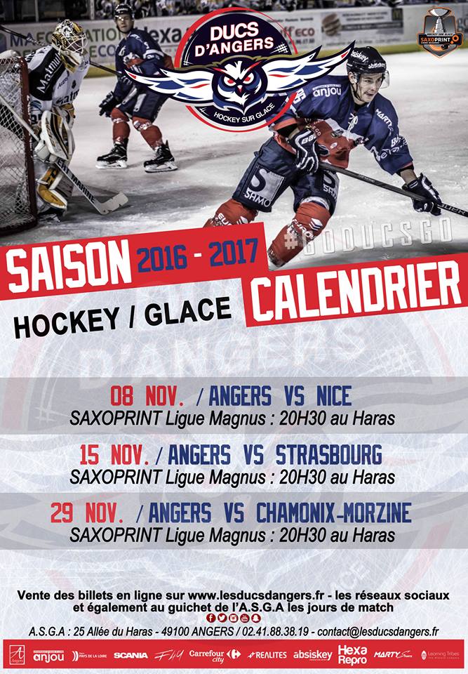 Calendrier Novembre 2016