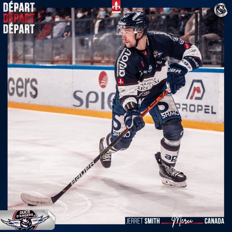 Départ du défenseur canadien : Jerret SMITH