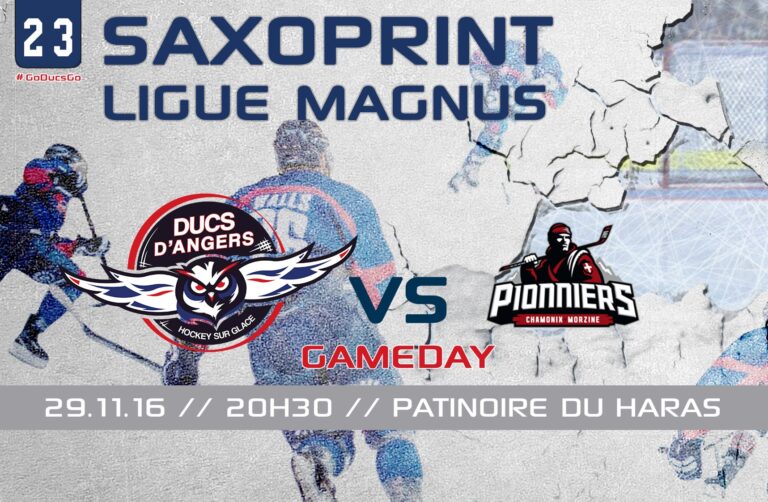 SLM J-23 – Les Ducs d&rsquo;Angers VS Les Pionniers de Chamonix-Morzine