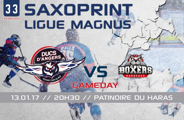 //GAME DAY// J-33 SAXOPRINT Ligue Magnus // 13.01.17