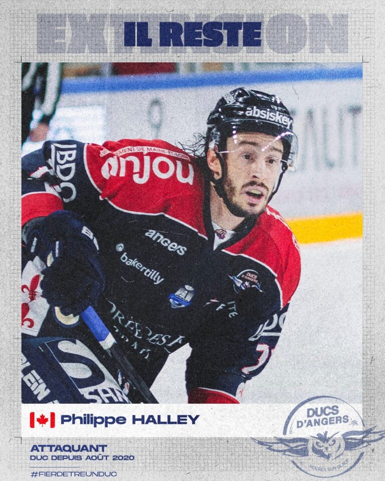 Philippe HALLEY prolonge l&rsquo;aventure angevine !