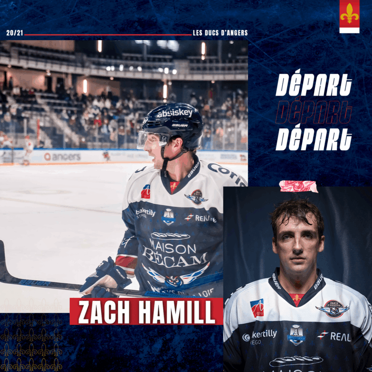 Départ de Zach HAMILL