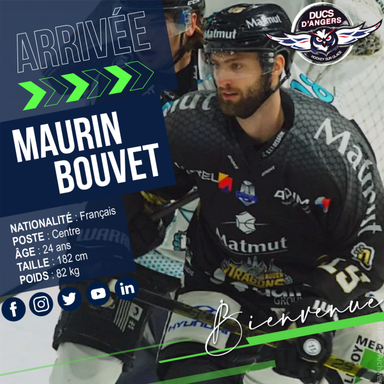 Signature | Arrivée de Maurin BOUVET
