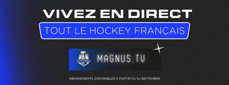 Lancement des nouvelles plateformes de streaming du hockey français