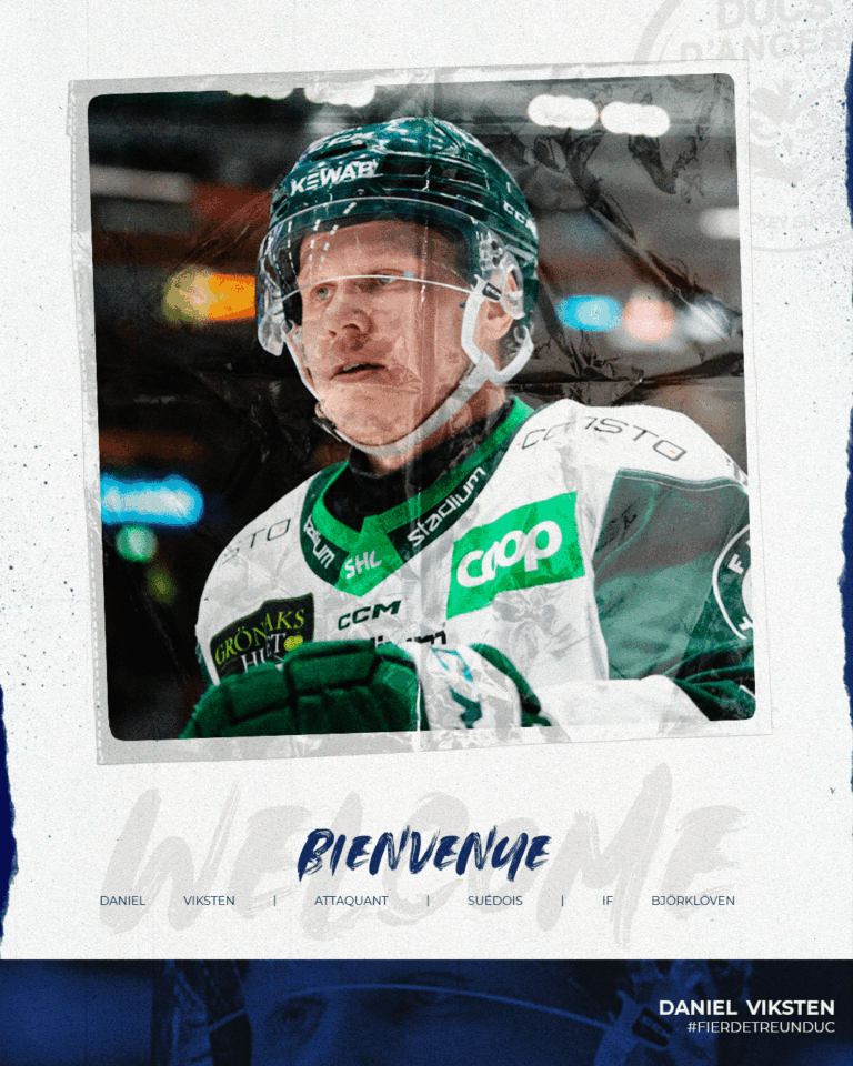 DANIEL VIKSTEN, ATTAQUANT SUÉDOIS, NOUVEAU DUC !