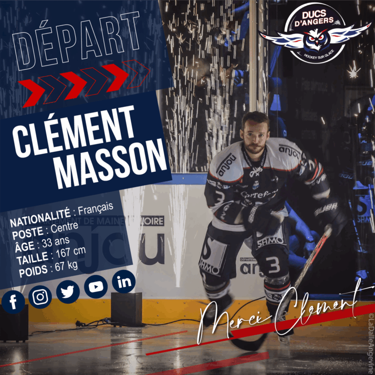 Transfert | Départ de Clément Masson