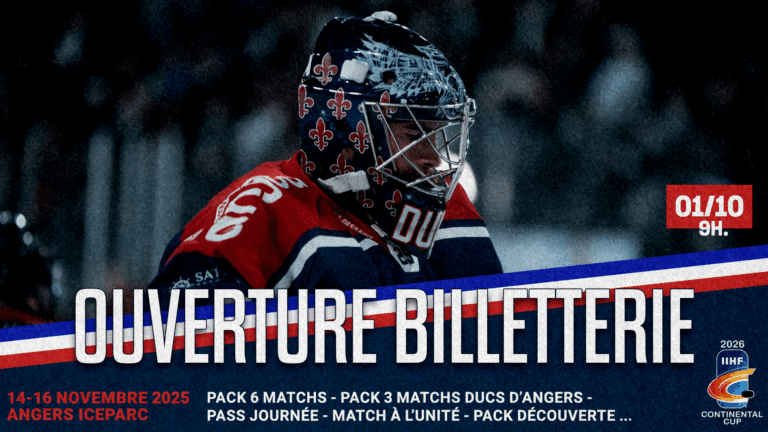 INFOS PRATIQUES : BILLETTERIE CONTINENTAL CUP 2026