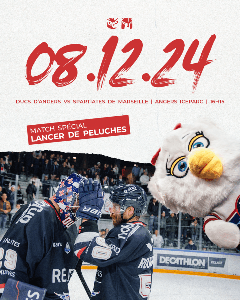 LANCER DE PELUCHES : RDV LE 8 DÉCEMBRE À L&rsquo;ICEPARC !