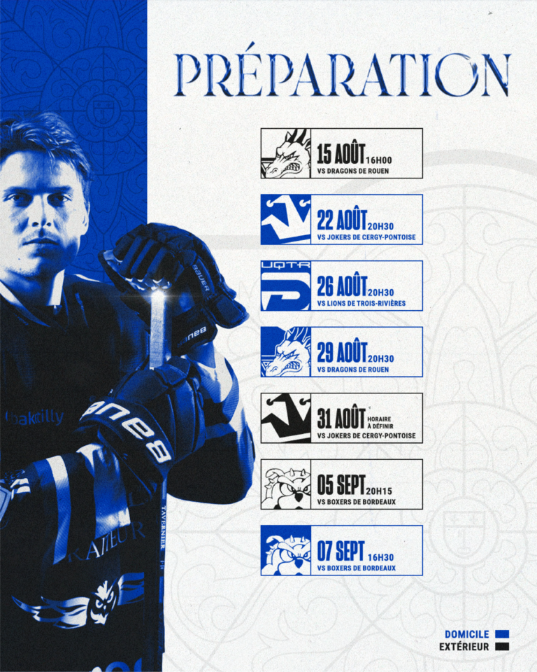 PRÉ SAISON 25/26 : ASSISTEZ AUX MATCHS DE PRÉPARATION !