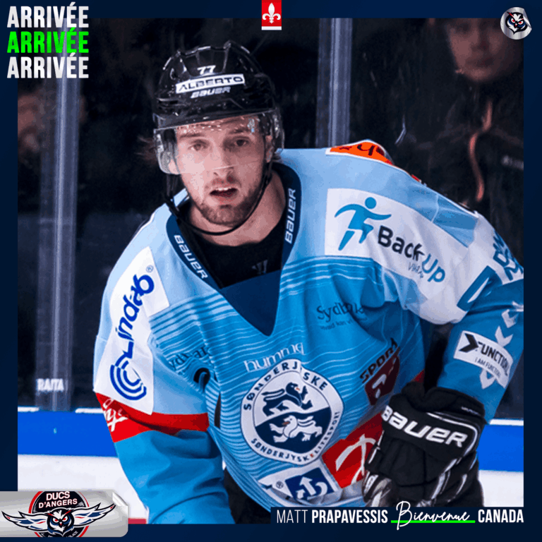 Arrivée de Matt PRAPAVESSIS chez les Ducs d&rsquo;Angers