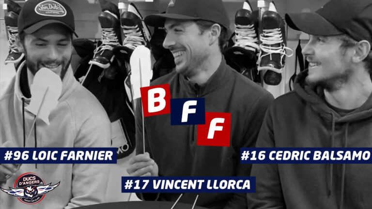 3 joueurs des ducs d'angers (Loic Farnier, Cédric Di Dit Balsamo, Vincent Llorca)