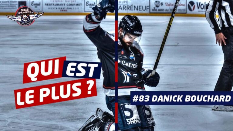 Danick Bouchard joueur des Ducs d'Angers