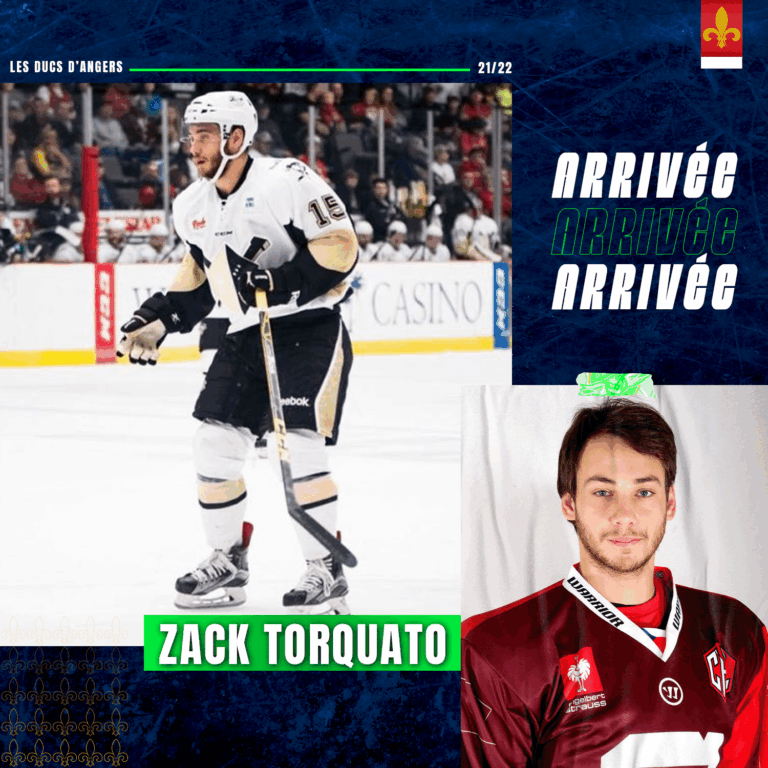 Arrivée de Zack TORQUATO