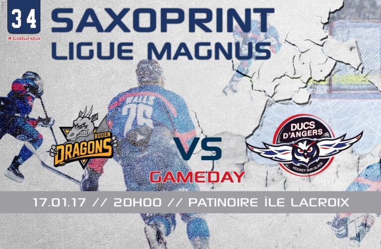 //GAME DAY// J-34 SAXOPRINT Ligue Magnus // 17.01.17