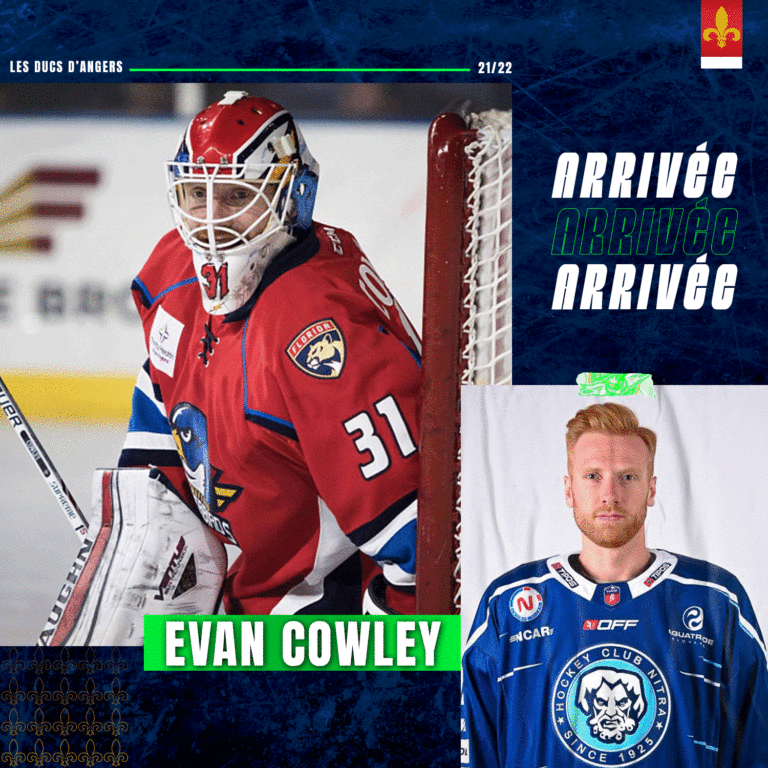 Arrivée de Evan COWLEY