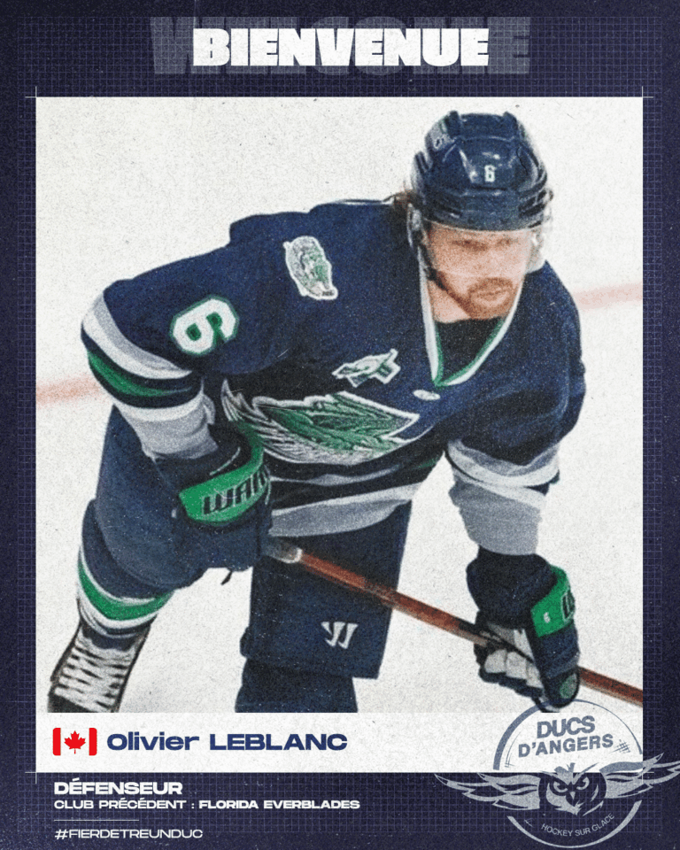 Le défenseur Olivier LEBLANC arrive en Anjou