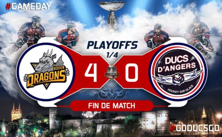 PLAYOFFS [1/4 – match 1] : Défaits 0-4, les Ducs veulent leur revanche !